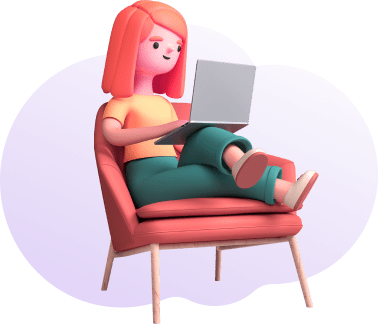 laid back illustration